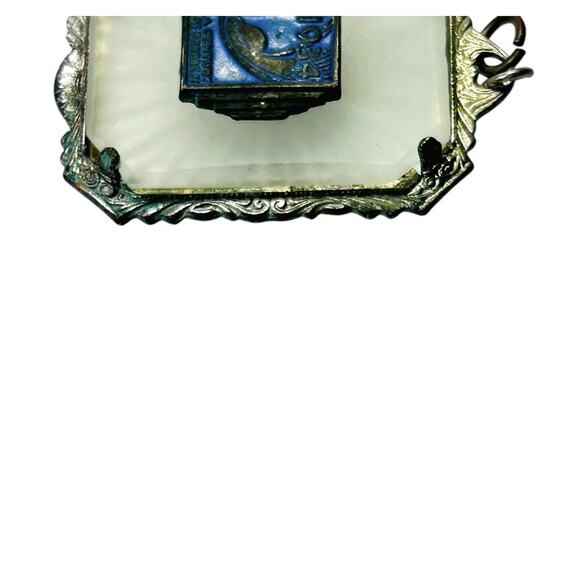 Vintage Camphor Glass Pendant 1934 Chicago Worlds Fair Century of Progress READ - Picture 11 of 13